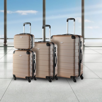 Sada cestovních kufrů ESSENTIAL šampaň, 4 ks 1