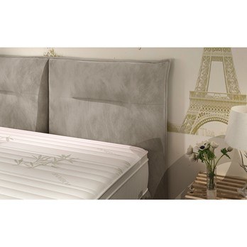 Postel boxspring ESTEE světle hnědá, 180x200 cm 2
