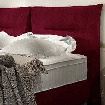 Postel boxspring ESTEE červená, 180x200 cm 2