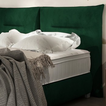 Postel boxspring ESTEE zelená, 180x200 cm 2