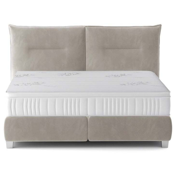 Postel boxspring ESTEE světle hnědá, 180x200 cm 6