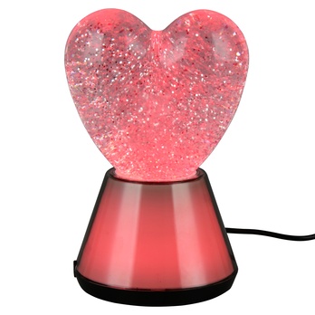 Stolní lampa ESTELLA 2 šedá/průhledná 4