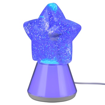 Stolní lampa ESTELLA bílá/průhledná 1