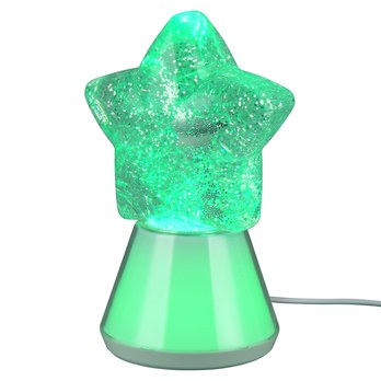 Stolní lampa ESTELLA bílá/průhledná 2