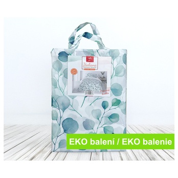 Sada ložního povlečení EUKALYPTUS 2ks 70x90 a 2ks 140x200 cm 1