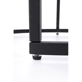 Set 2 ks přístavných stolků EUROS ořech/černá 4