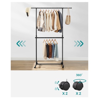 Stojan na šaty EXTEND černá 3