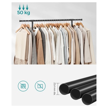 Stojan na šaty EXTEND černá 4