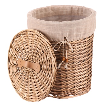 Koš na prádlo FABIAN proutí, průměr 31 cm 1