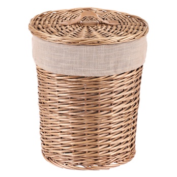Koš na prádlo FABIAN proutí, průměr 31 cm 4