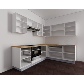 Rohová kuchyňská sestava FACHMAN B5, 217x217 cm dub sonoma 1