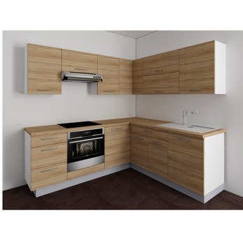 Rohová kuchyňská sestava FACHMAN B5, 217x217 cm dub sonoma 2