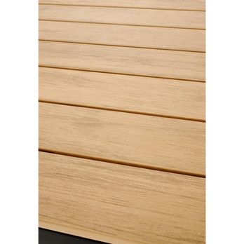 Zahradní stůl FAIRRU černá/hnědá, šířka 80 cm 4