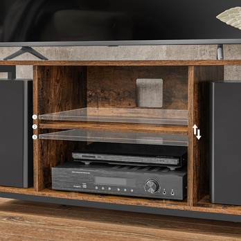 TV stolek FAM hnědá/černá 2