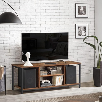 TV stolek FAM hnědá/černá 5