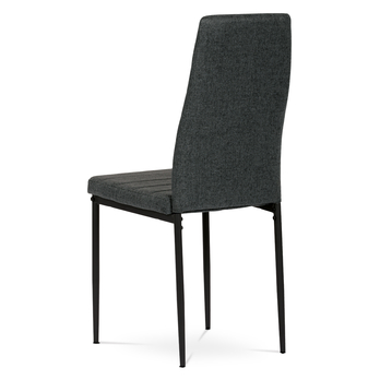 Jídelní židle FANCY antracitová/černá 2