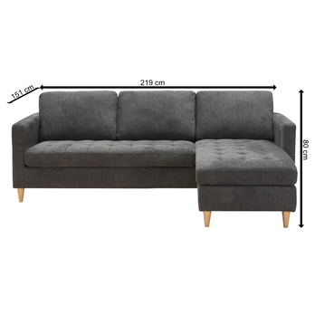 Sedací souprava FARINZI tmavě šedá 4