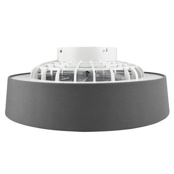 Stropní LED svítidlo s ventilátorem FARSUND černá/šedá 3