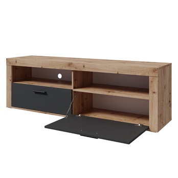 TV stolek FELINA L dub artisan/antracitová 3