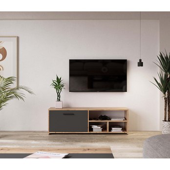 TV stolek FELINA M dub artisan/antracitová 1