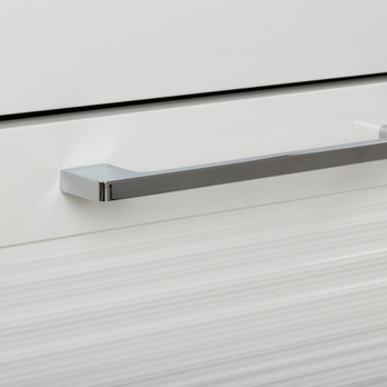 Botníková lavice FELINO bílá vysoký lesk 4