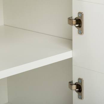 Botníková lavice FELINO bílá vysoký lesk 5