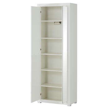 Předsíňová skříň FELINO bílá/vysoký lesk 2