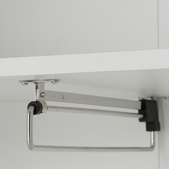 Předsíňová skříň FELINO bílá/vysoký lesk 7