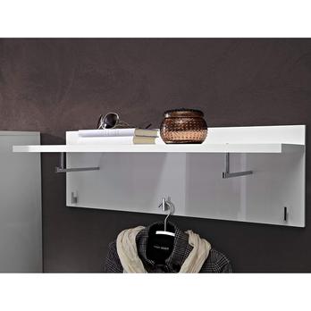 Předsíňový věšák FELINO bílá/vysoký lesk, šířka 92 cm 3