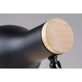Stolní lampa FERB černá/hnědá 3