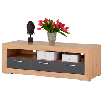 TV komoda FERNANDO T12 dub artisan/matná šedá 3