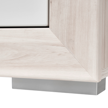 Komoda FERNANDO T19 aurum světlá/bílá vysoký lesk 7