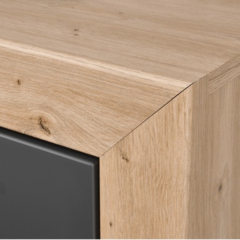 Komoda FERNANDO T8 dub artisan/matná šedá 6