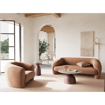 Konferenční stolek FERROL 1 šedá/bronzová 1