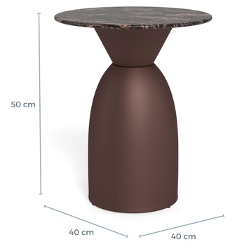 Konferenční stolek FERROL 1 hnědá/bronzová 5