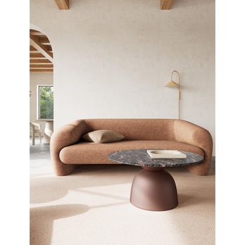 Konferenční stolek FERROL 2 hnědá/bronzová 1