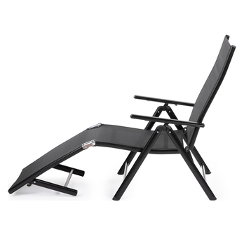 Zahradní lehátko FIELDMANN 2 černá 3