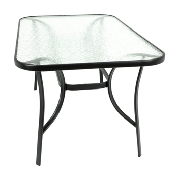 Zahradní stůl FIELDMANN čiré sklo 1