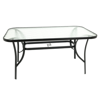 Zahradní stůl FIELDMANN čiré sklo 2