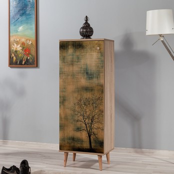 Botníková komoda FILINTA III dub sonoma/vícebarevná 4