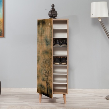 Botníková komoda FILINTA III dub sonoma/vícebarevná 2