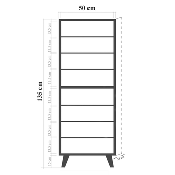 Botníková komoda FILINTA dub sonoma 6