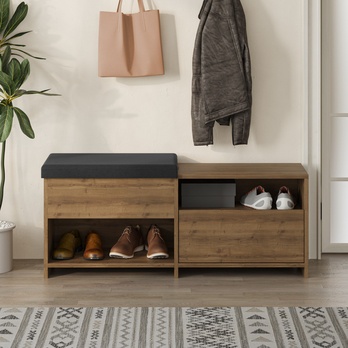 Botníková lavice FILUX hnědá 1