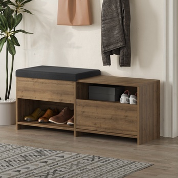 Botníková lavice FILUX hnědá 2