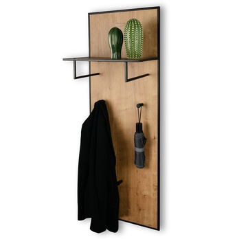 Předsíňový panel FINA černá/dub artisan 2