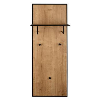 Předsíňový panel FINA černá/dub artisan 3