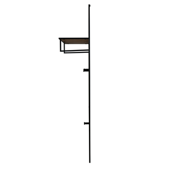 Předsíňový panel FINA černá/dub artisan 4
