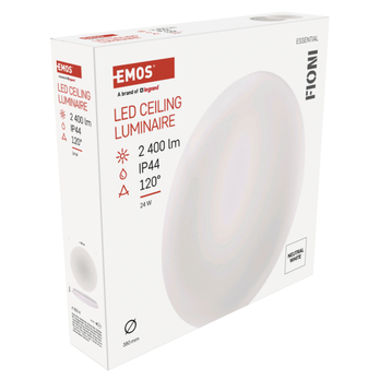 Nástěnné LED svítidlo FIONI bílá, průměr 38 cm 9