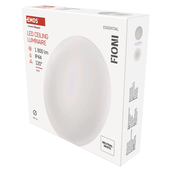 Nástěnné LED svítidlo FIONI bílá, průměr 34 cm 8