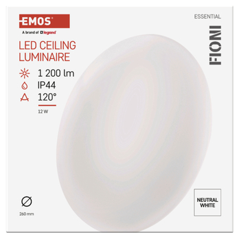 Nástěnné LED svítidlo FIONI bílá, průměr 26 cm 7
